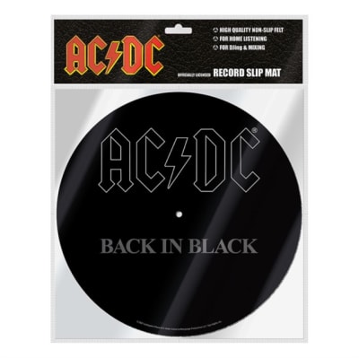 ALFOMBRILLA AC/DC - BACK TO BLACK (Slipmat Set)