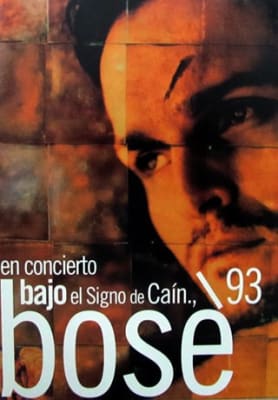 DVD MIGUEL BOSE/ EN CONCIERTO BAJO EL SIGNO DE CAIN 93 1DVD