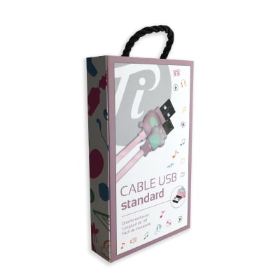 CABLE PI USB/ STANDAR INFANTIL PINK