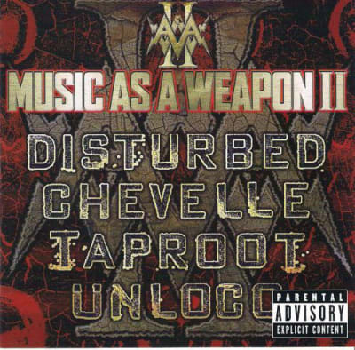 CD DISTURBED/ MUSIC AS A WEAPON II 1CD