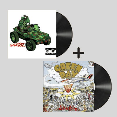 PACK VINILO GREEN DAY/ DOOKIE 1LP + VINILO GORILLAZ/ GORILLAZ 2LP