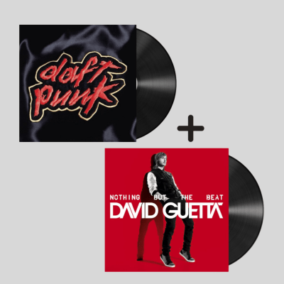 PACK VINILO DAFT PUNK/ HOMEWORK 2LP + VINILO DAVID GUETTA/ NOTHING BUT THE BEAT (+ MAGAZINE) 2LP