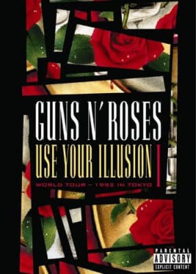 DVD GUNS N' ROSES/ USE YOUR ILLUSION I WORLD TOUR  - 1992 IN TOKYO 1DVD