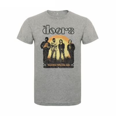 POLERA THE DOORS/ GRIS HOMBRE