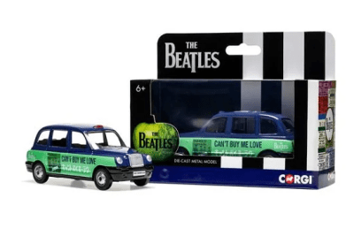AUTO COLECCIONABLE - THE BEATLES - LONDON TAXI - 'CAN'T BUY ME LOVE' DIE CAST 1:36 SCALE
