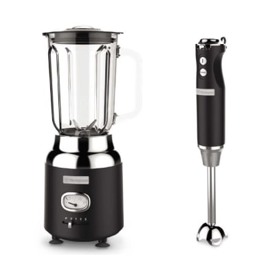 LICUADORA + BATIDORA WH/ PACK RETRO WKBE221BK + WKHBS270BK1