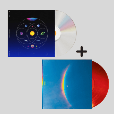 PACK VINILO COLDPLAY/ MOON MUSIC (RED VINYL) 1LP + CD COLDPLAY/ MUSIC OF THE SPHERES 1CD