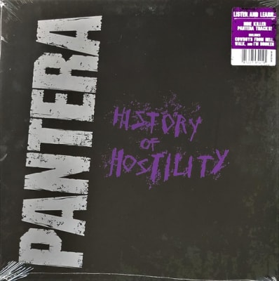 VINILO PANTERA / HISTORY OF HOSTILITY (SILVER) 1LP