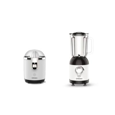 EXPRIMIDOR + LICUADORA  WH/ PACK WKJM240WH + WKBE222WH1