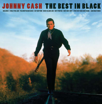 VINILO JOHNNY CASH/ THE BEST IN BLACK 2LP