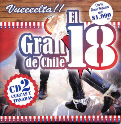 CD EL GRAN 18 DE CHILE/ FOLCLORE - CUECAS 2 1CD