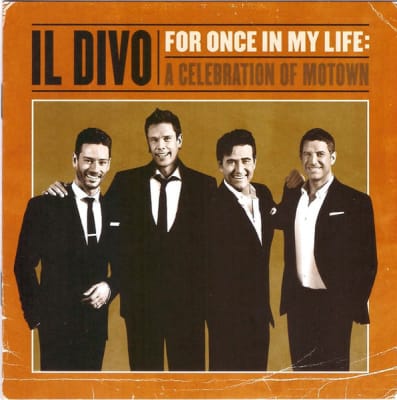 CD IL DIVO/ FOR ONCE IN MY LIFE: A CELEBRATION OF MOTWN 1CD