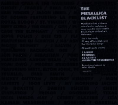 CD VARIOS ARTISTAS/ THE METALLICA BLACKLIST 4CD