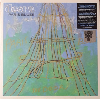 VINILO THE DOORS/ PARIS BLUES (BLUE VINIL) 1LP
