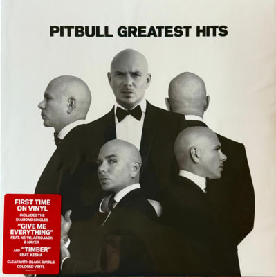 VINILO PITBULL/ GREATEST HITS (Clear With Black Swirls) 1LP