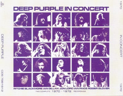 CD DEEP PURPLE/ IN CONCERT 1970-1972 2CD