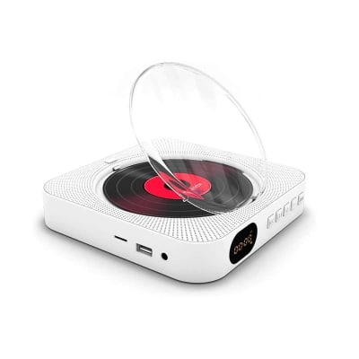 REPRODUCTOR DE CD PORTATIL BLANCO