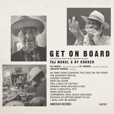 VINILO TAJ MAHAL & RY COODER/ GET ON BOARD 1LP