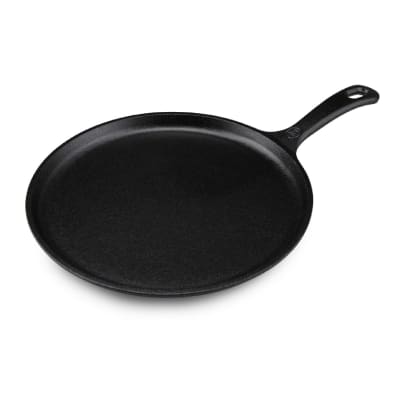 PLANCHA WH/ REDONDA CURADA DE HIERRO FUNDIDO 26.5 CM