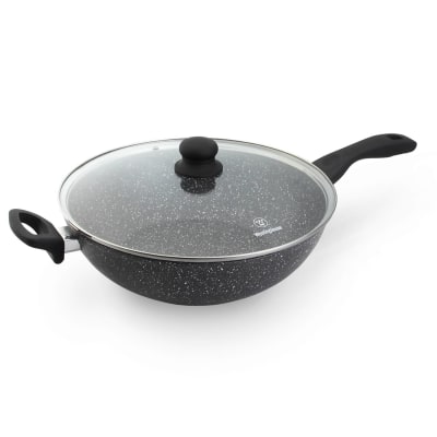 WOK WH/ CON TAPA DE VIDRIO (+ BOLSA) 32 CM1