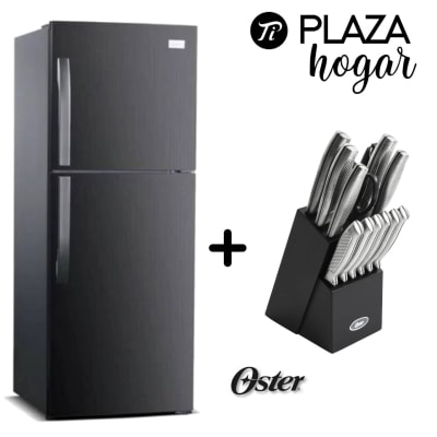 PACK OSTER/ REF OSTER REF NO FROST 197 LT 2700HB + (REGALO) SET OSTER CUCHILLOS 14 PCS2