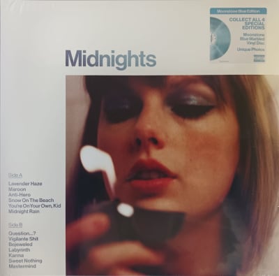 VINILO  TAYLOR SWIFT/ MIDNIGHTS  MOONSTONE BLUE VINYL  1LP