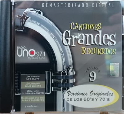CD VARIOS ARTISTAS/ GRANDES RECUERDOS Y CANCIONES VOL.9 1CD