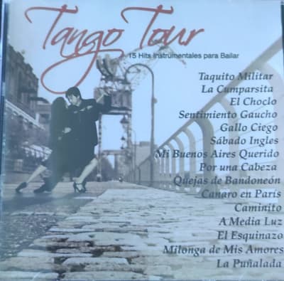 CD TANGO TOUR/ 15 HITS INSTRUMENTALES PARA BAILAR 1CD