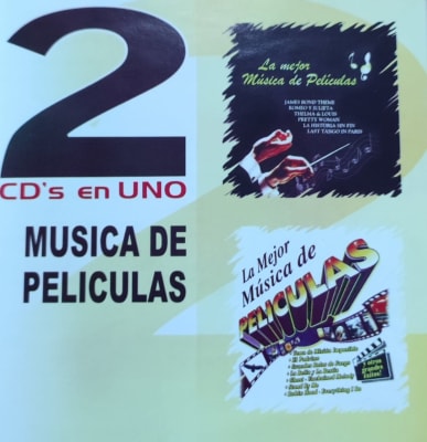 CD MUSICA DE PELICULAS/ LAS MEJORES MUSICA DE PELICULAS 2CD
