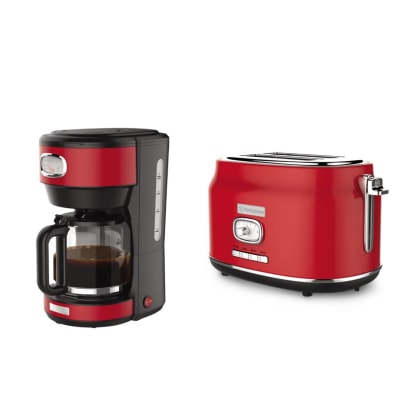 CAFETERA + TOSTADOR WH/ PACK RETRO WKCMR621RD + WKTTB857RD