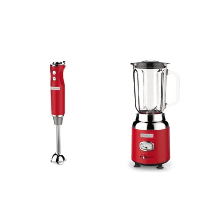 BATIDORA INV.+ LICUADORA WH/ PACK RETRO WKHBS270RD + WKBE221RD1