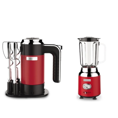 BATIDORA + LICUADORA WH/ PACK RETRO WKHM250RD + WKBE221RD1