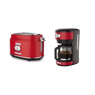TOSTADOR + CAFETERA WH/ PACK RETRO WKTTB857RD + WKCMR621RD1