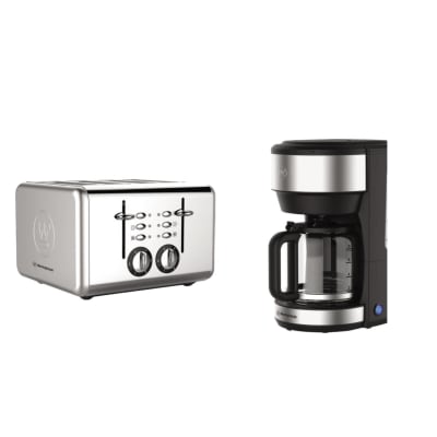 TOSTADOR + CAFETERA WH/ PACK WKTTCB807SS + WKCM621SS