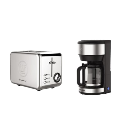 TOSTADOR + CAFETERA WH/ PACK WKTTCB850SS + WKCM621SS