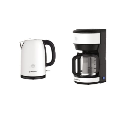 HERVIDOR  + CAFETERA  WH/ PACK WKWKB115WH + WKCM621WH