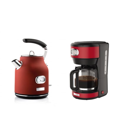 HERVIDOR +  CAFETERA WH/ PACK RETRO WKWKH148RD + WKCMR621RD