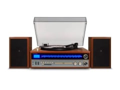 TORNAMESA CROSLEY/ 1975T SHELF SYSTEM WALNUT + LP DE REGALO 0
