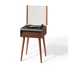 TORNAMESA CROSLEY/ DEAN RECORD PLAYER BT BROWN 0