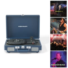 TORNAMESA CROSLEY/ CRUISER DELUXE BT BLUE + 4 LP EXCLUSIVOS 0