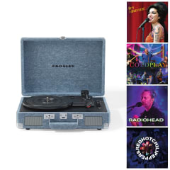 TORNAMESA CROSLEY / CRUISER DELUXE BT BLUE JEANS + 4LP EXC 0