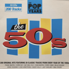 CD VARIOS ARTISTAS/ THE POP YEARS THE 50S 10 CD BOX SET 0