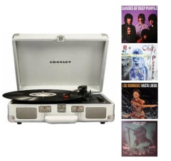 TORNAMESA CROSLEY/ CRUISER DELUXE BT WHITE + 4LP DE REGALO 0
