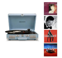 TORNAMESA CROSLEY/ CRUISER DELUXE BT TOURMALINE + 4LP DE REGALO 0