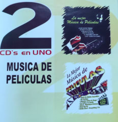 CD MUSICA DE PELICULAS/ LAS MEJORES MUSICA DE PELICULAS 2CD 1