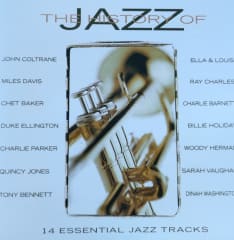 CD THE HISTORY OF JAZZ/ 14 ESSENTIAL JAZZ TRACKS 1CD 1