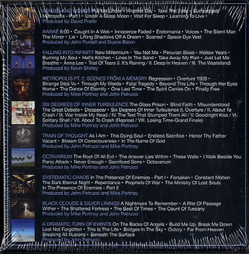 CD DREAM THEATER/ THE STUDIO ALBUMS 1992-2011 10CD3