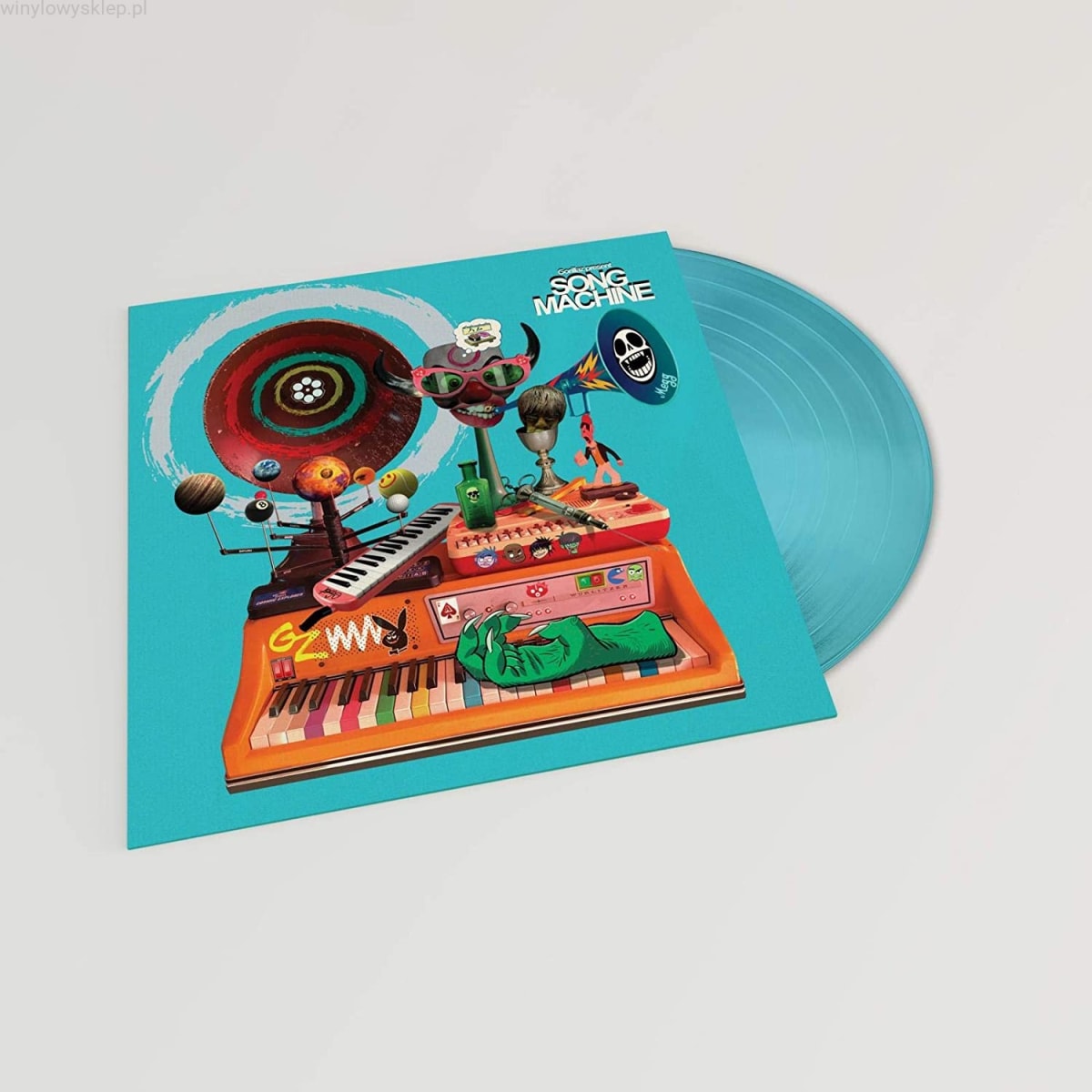 VINILO GORILLAZ/ SONG MACHINE, SEASON ONE: STRA (BLUE TRANSPARENT) 1LP1