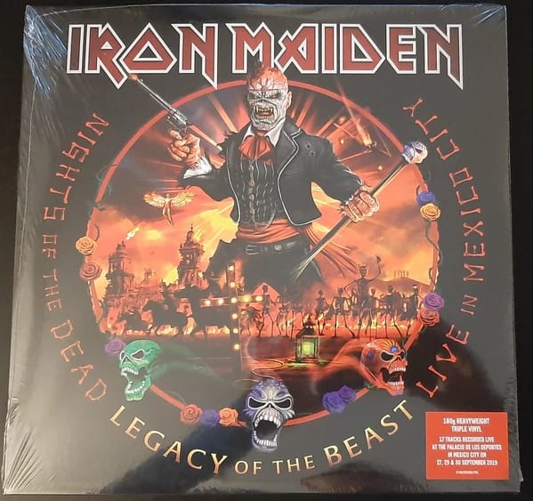 VINILO IRON MAIDEN/ NIGHTS OF THE DEAD LEGACY OF 3LP2