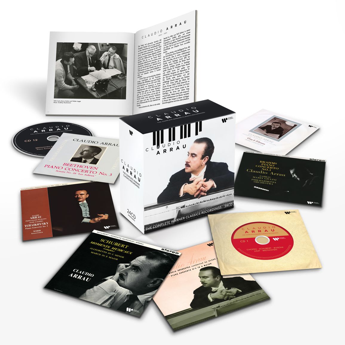 CD CLAUDIO ARRAU/ THE COMPLETE WARNER CLASSICS RECORDINGS2